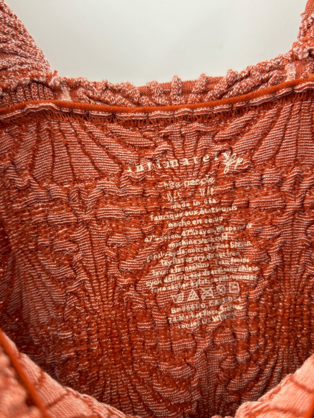 Free people love letter floral knit cami - Picture 4 of 5